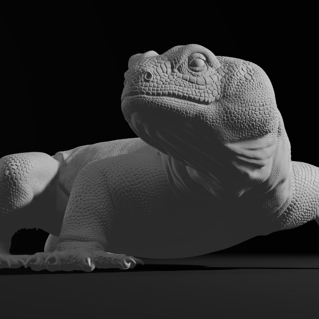 Uromastyx - Spiny Tailed Lizard - Pet Reptile 3d print model 3D print model_3