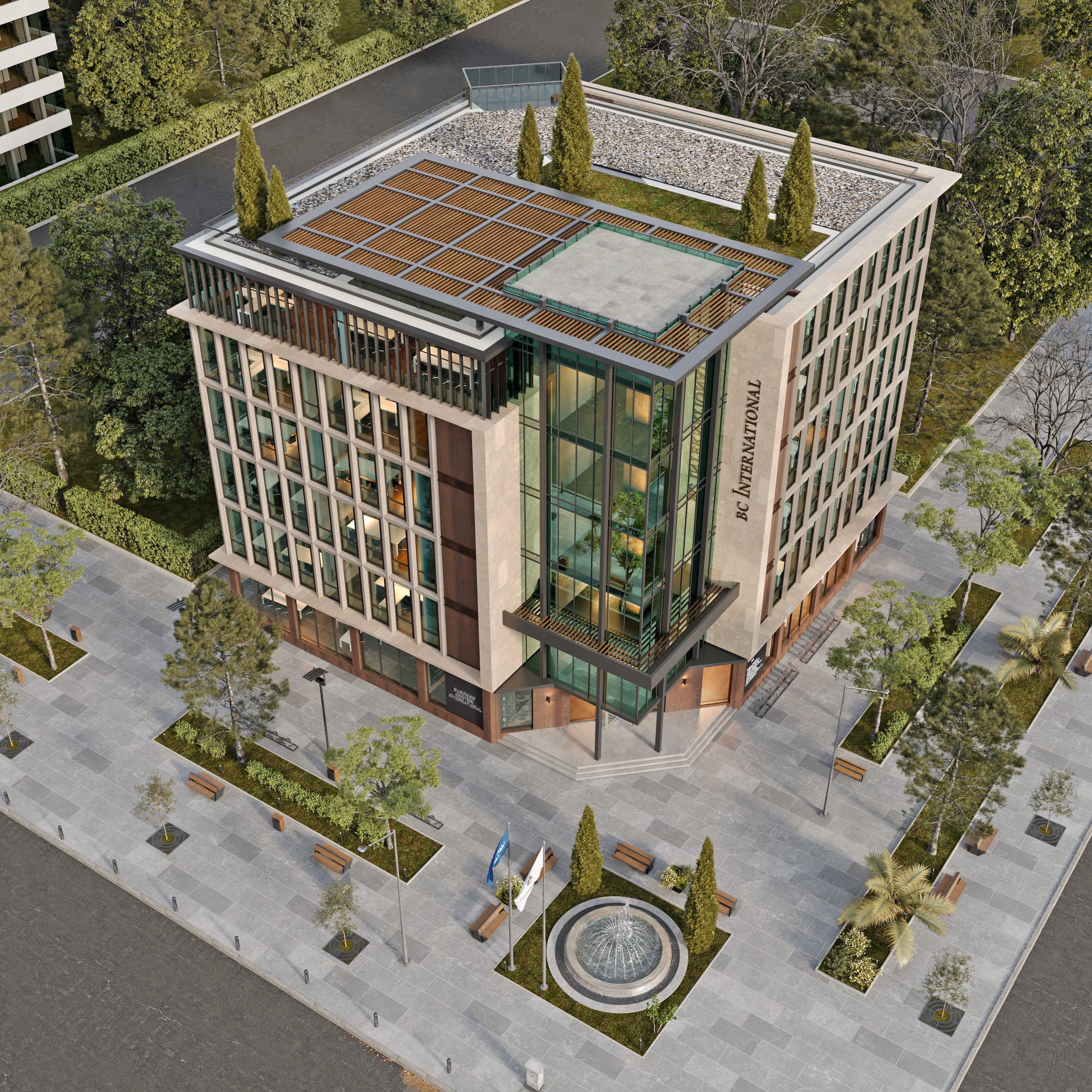 Office Building 3D model_2