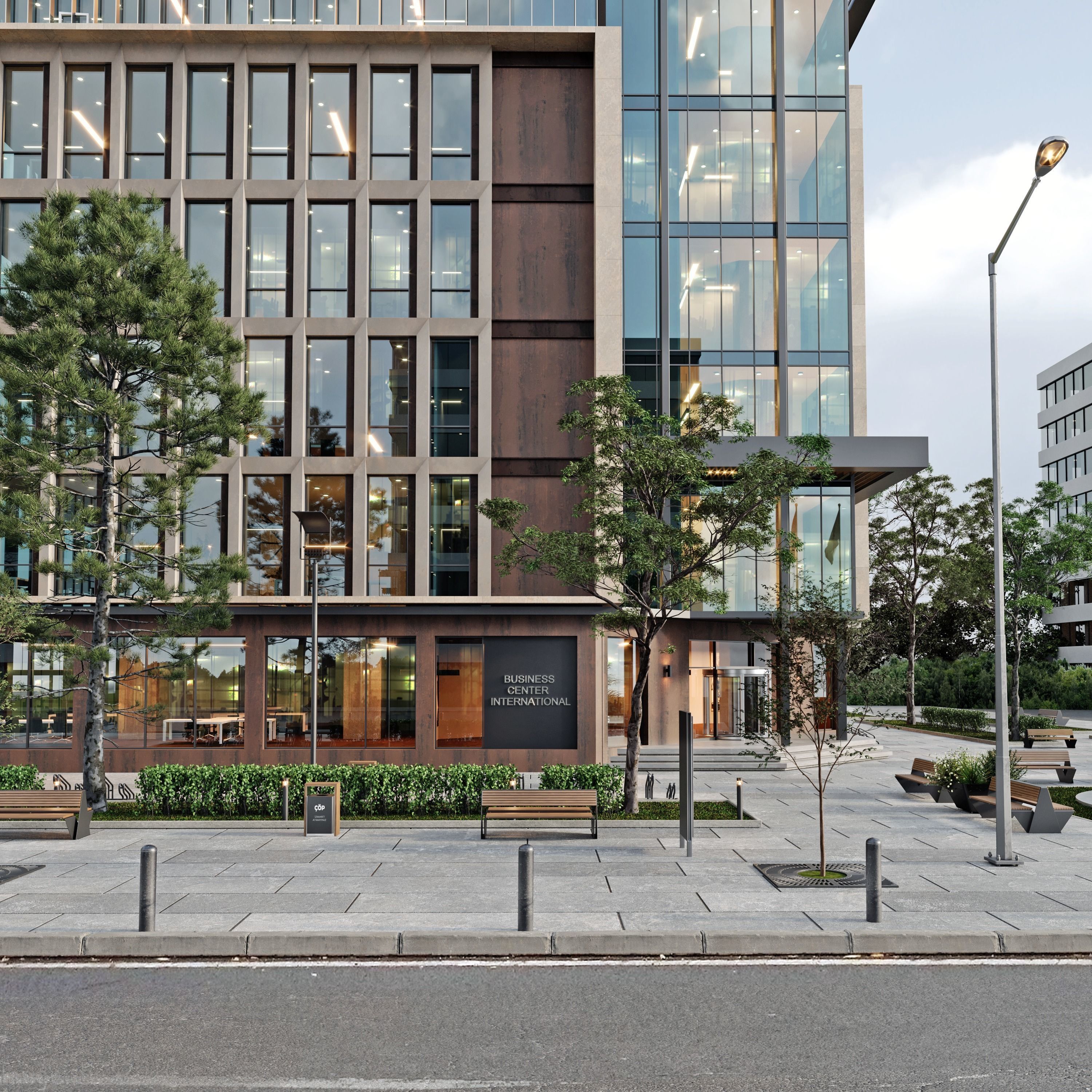 Office Building 3D model_1