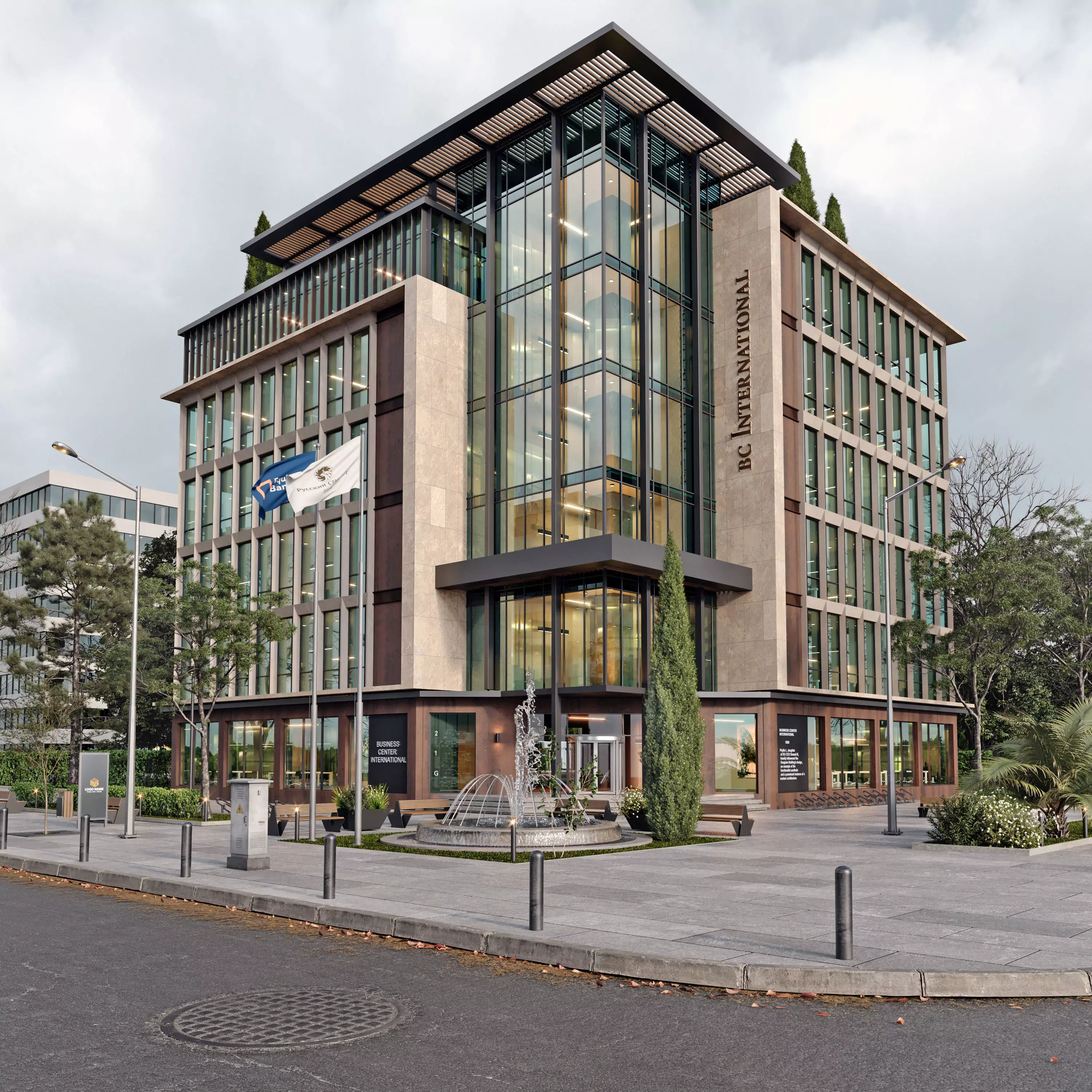 Office Building 3D model_0