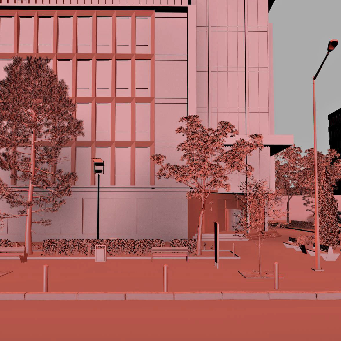 Office Building 3D model_5