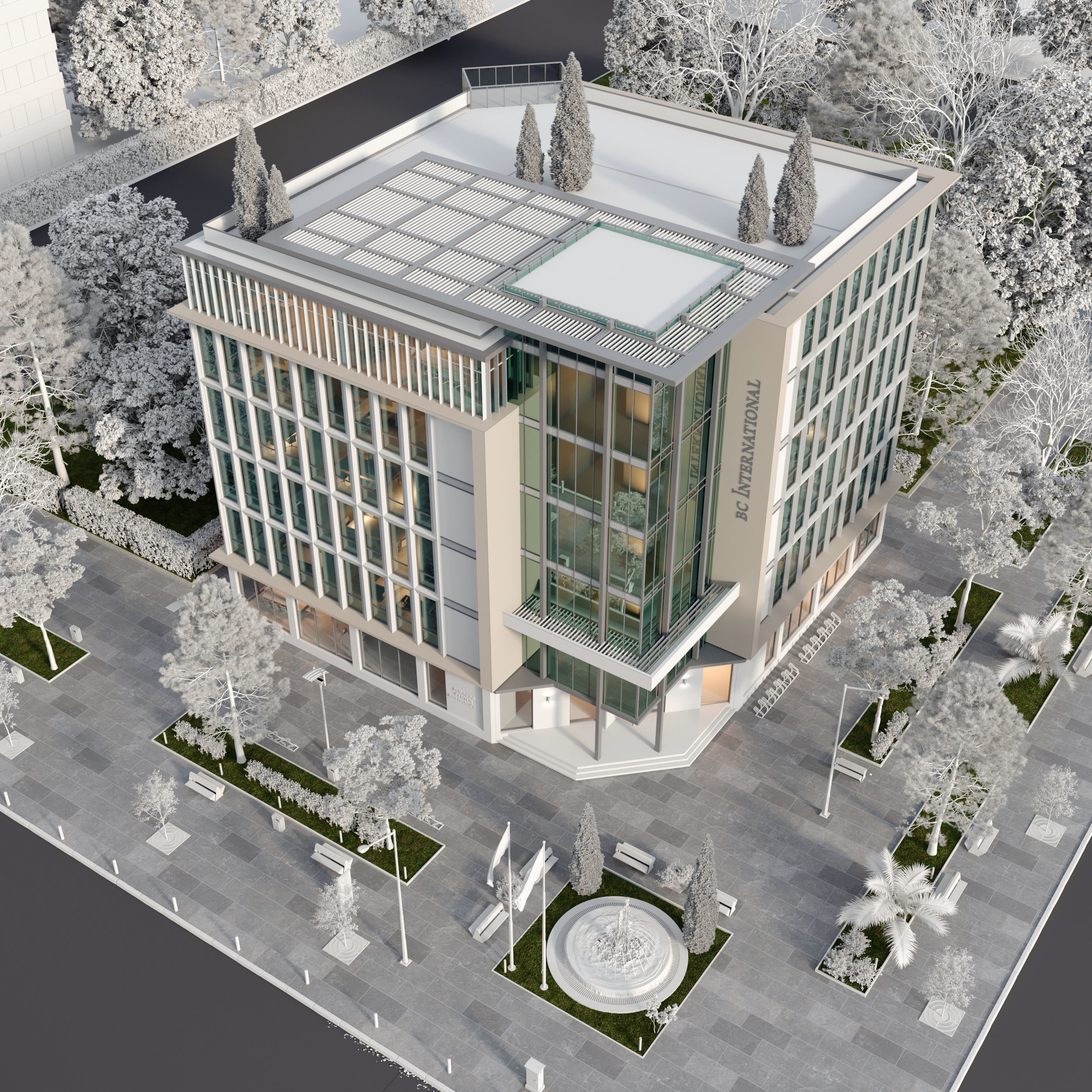 Office Building 3D model_10