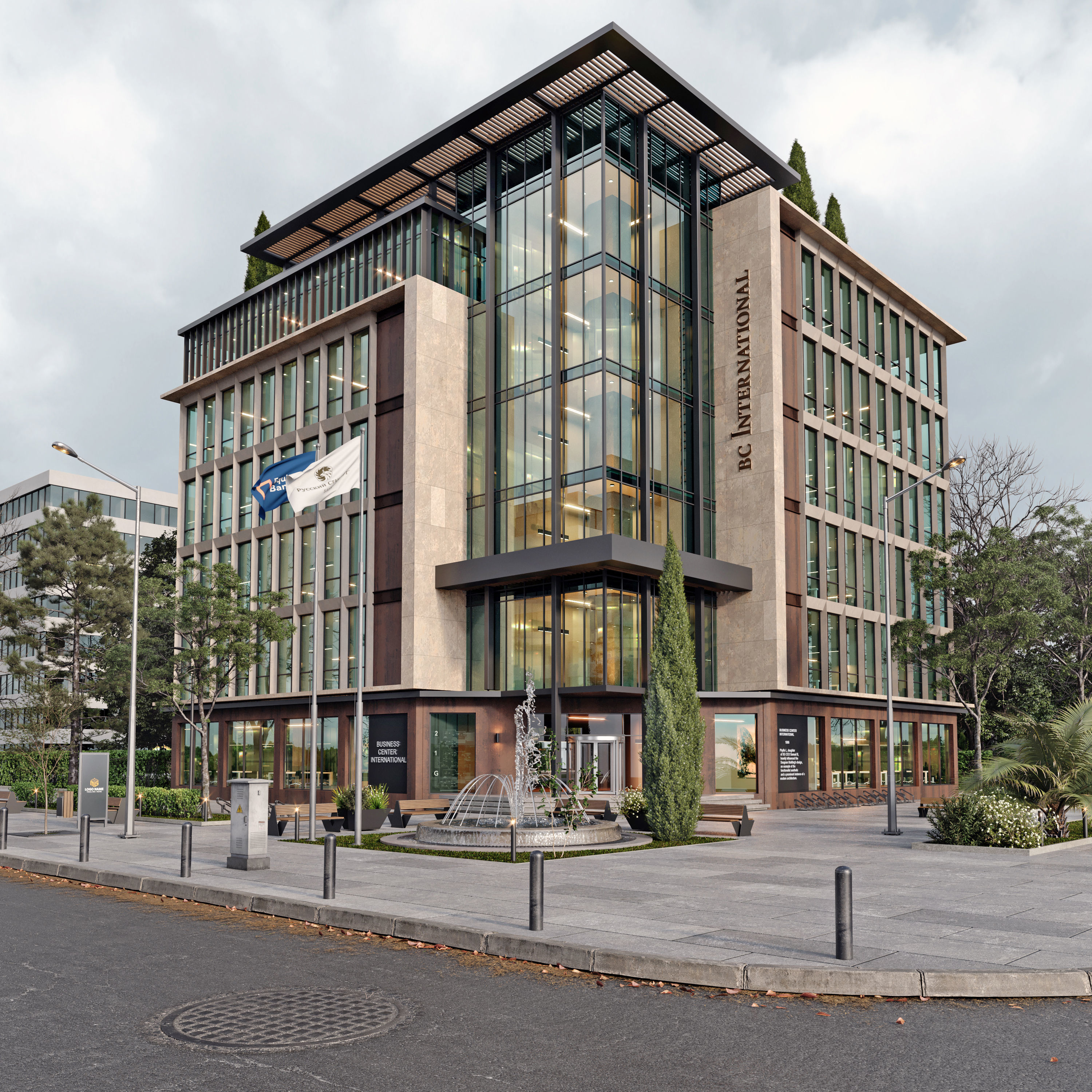 Office Building 3D model_9