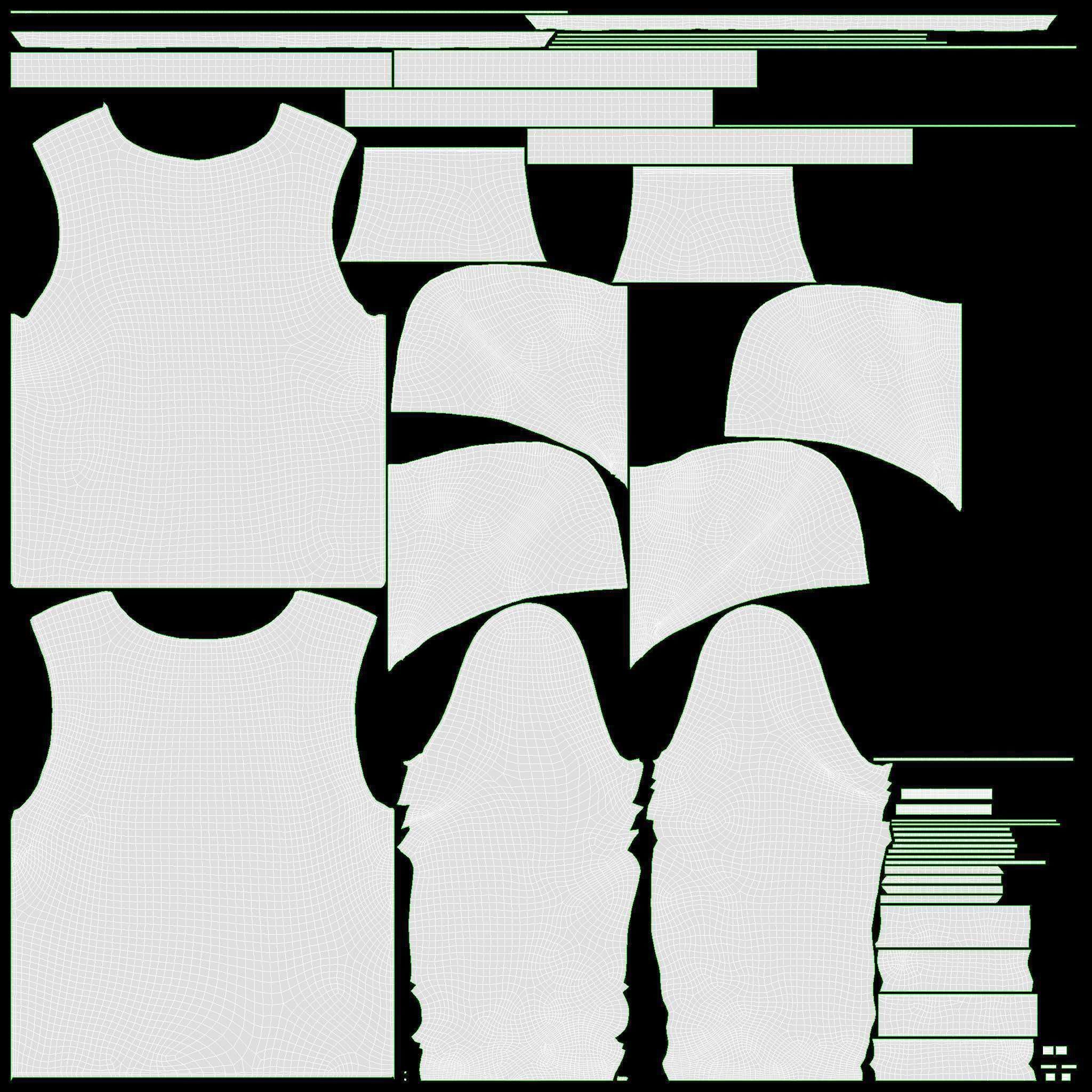 Hoodie with Pockets for Women Mockup 01 Colorful 3D model_14