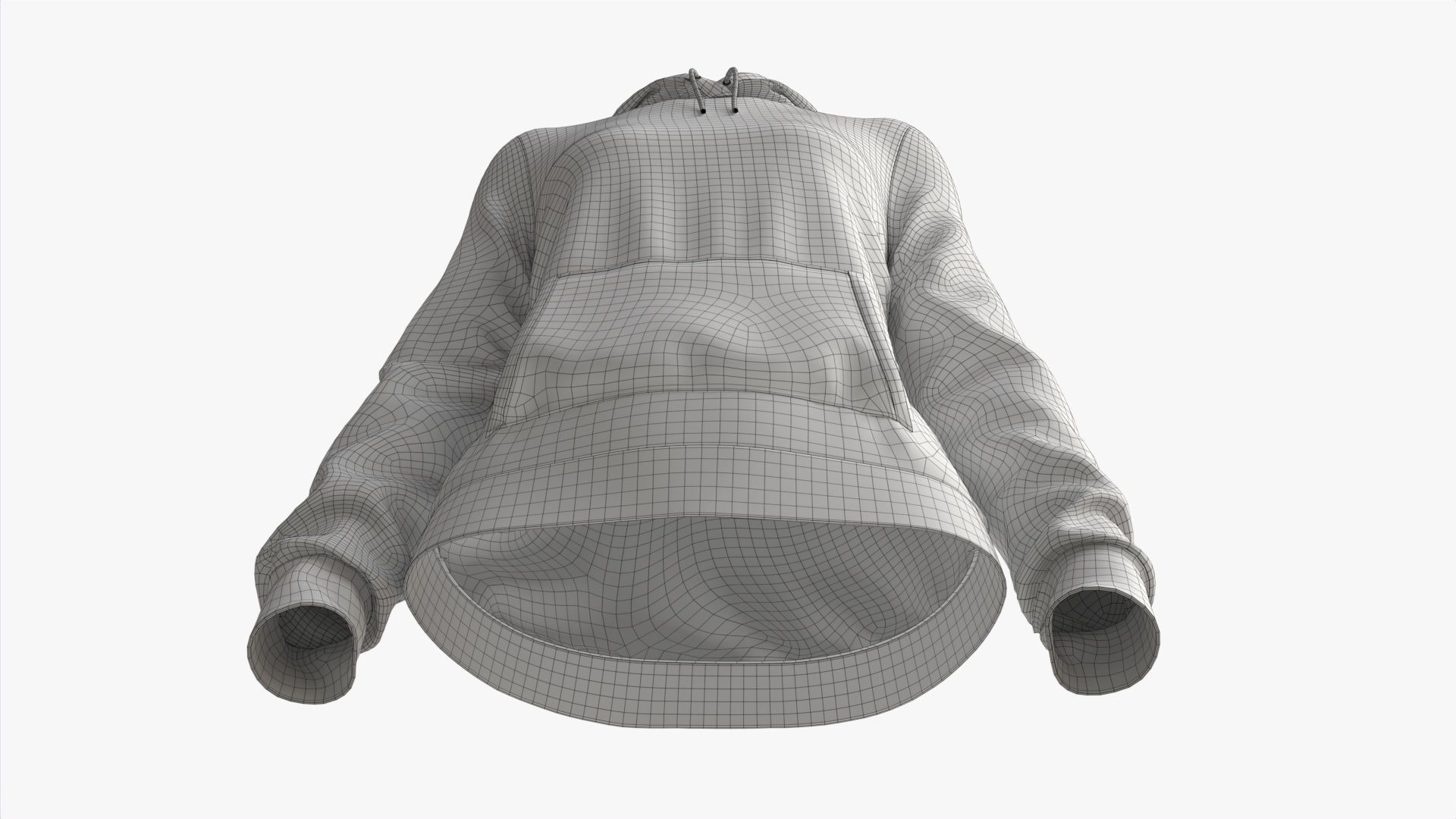 Hoodie with Pockets for Women Mockup 01 Colorful 3D model_9