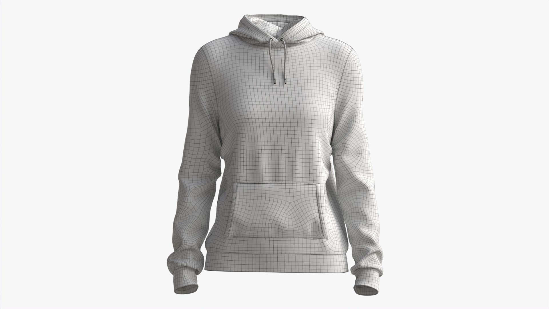 Hoodie with Pockets for Women Mockup 01 Colorful 3D model_10