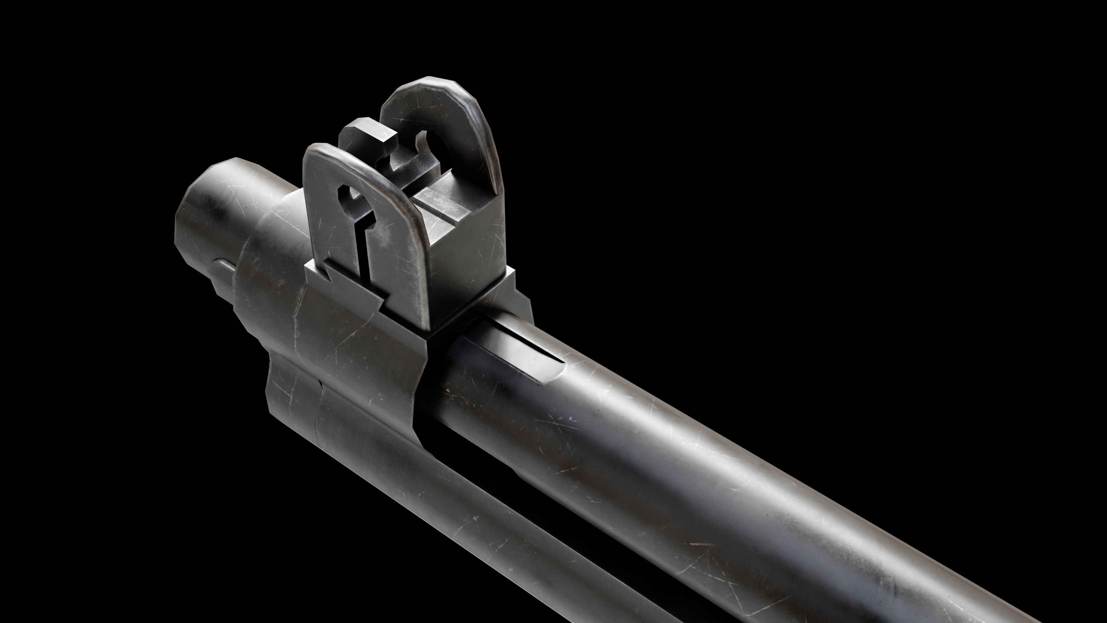 M1 Garand Low-poly 3D model_18