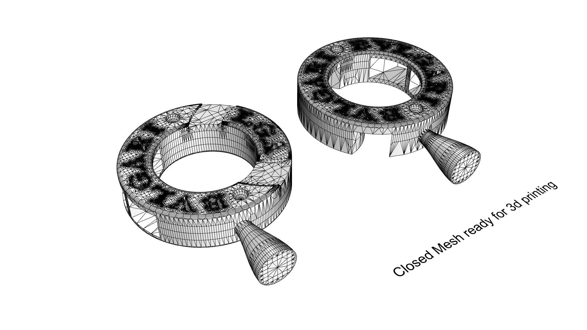 Bracelet for men 2022-003 3D print model_9
