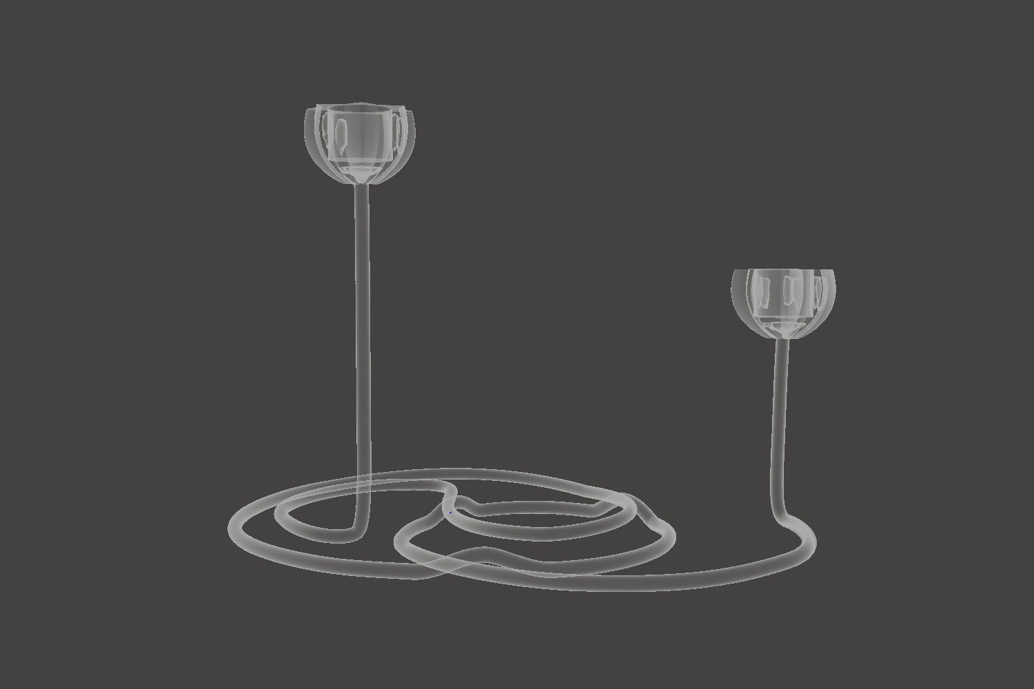 Rope Candelabrum 3D Printing Candle Holder 3D print model_4