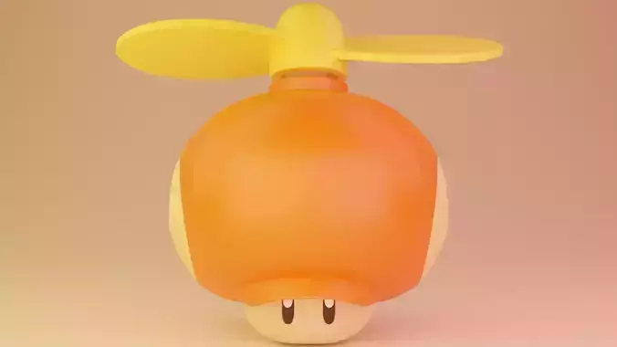 Propelle Mushroom Mario