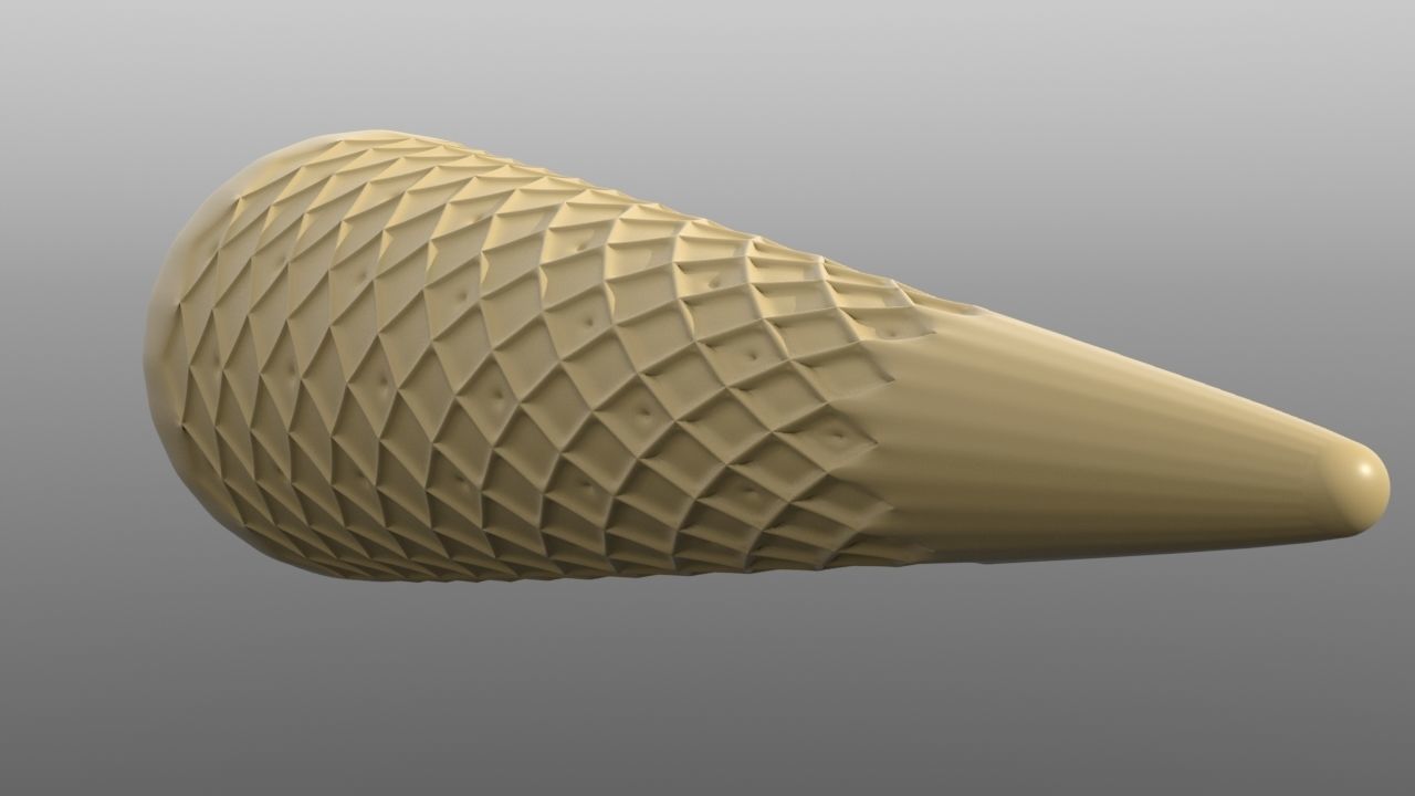 Icec Cream Cone 3D model_2