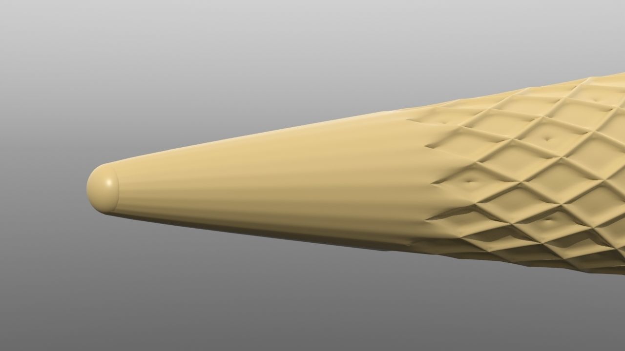 Icec Cream Cone 3D model_3