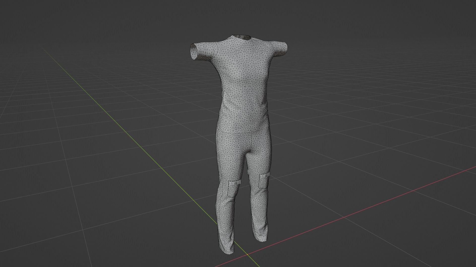 Military Uniform Low-poly 3D model_7