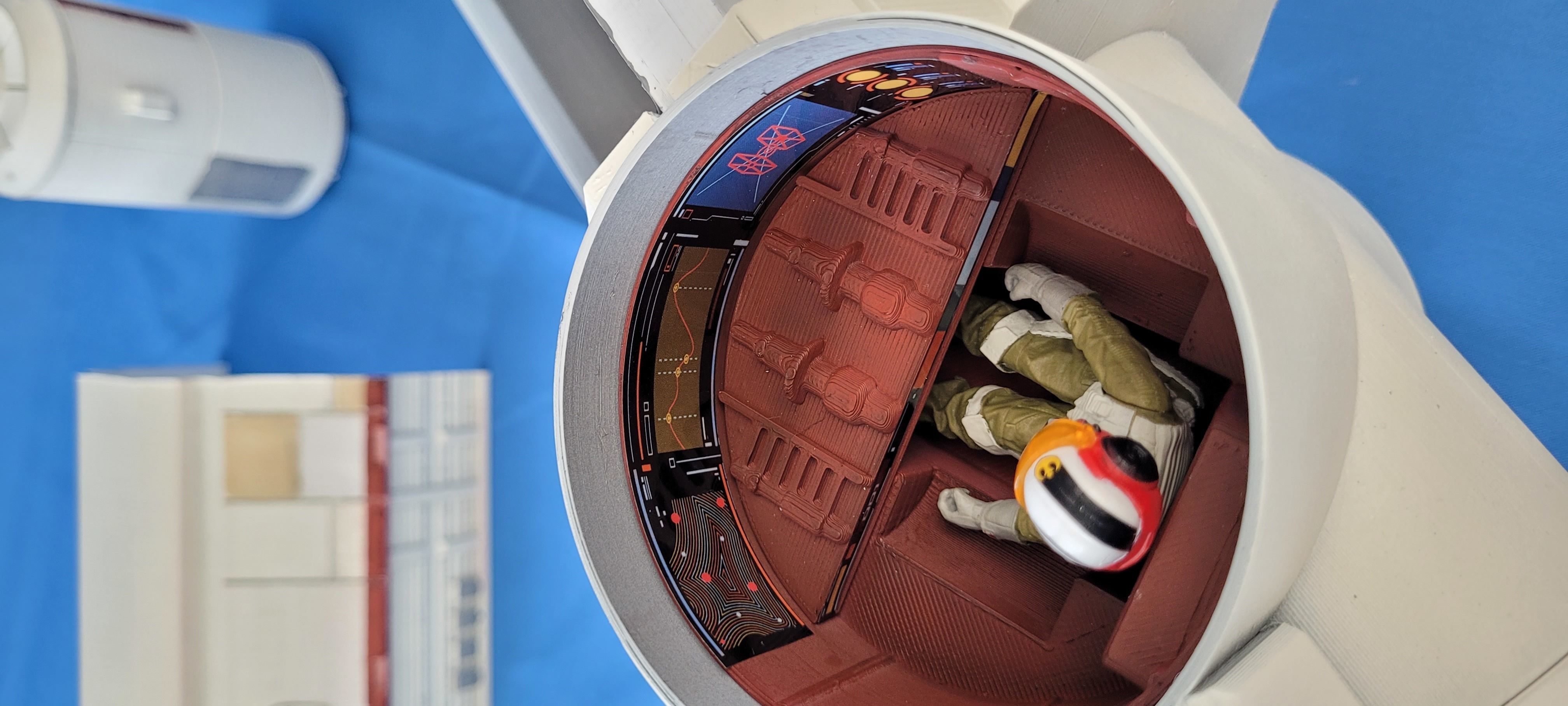 Tantive IV Corellian Corvette Custom Vehicle Playset 3D print model_10