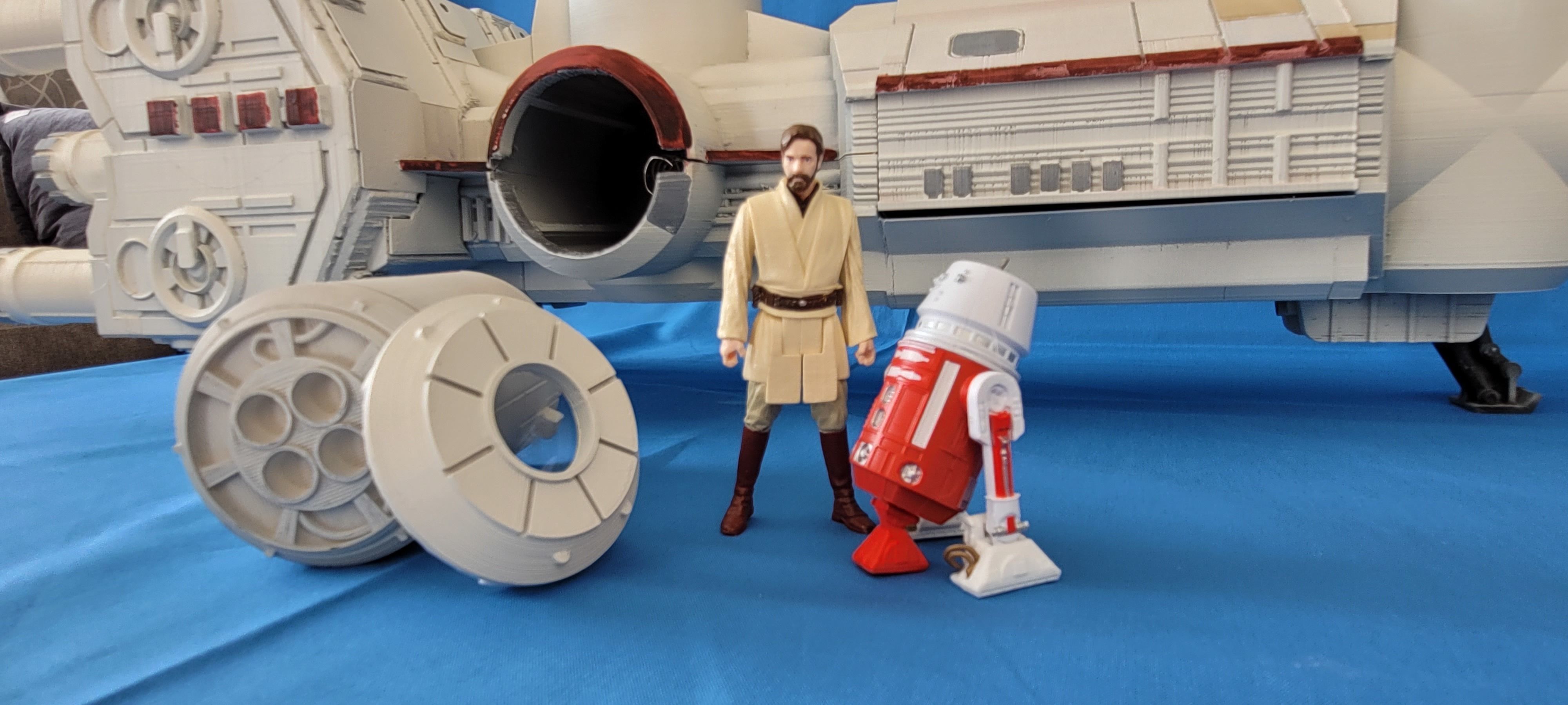 Tantive IV Corellian Corvette Custom Vehicle Playset 3D print model_4