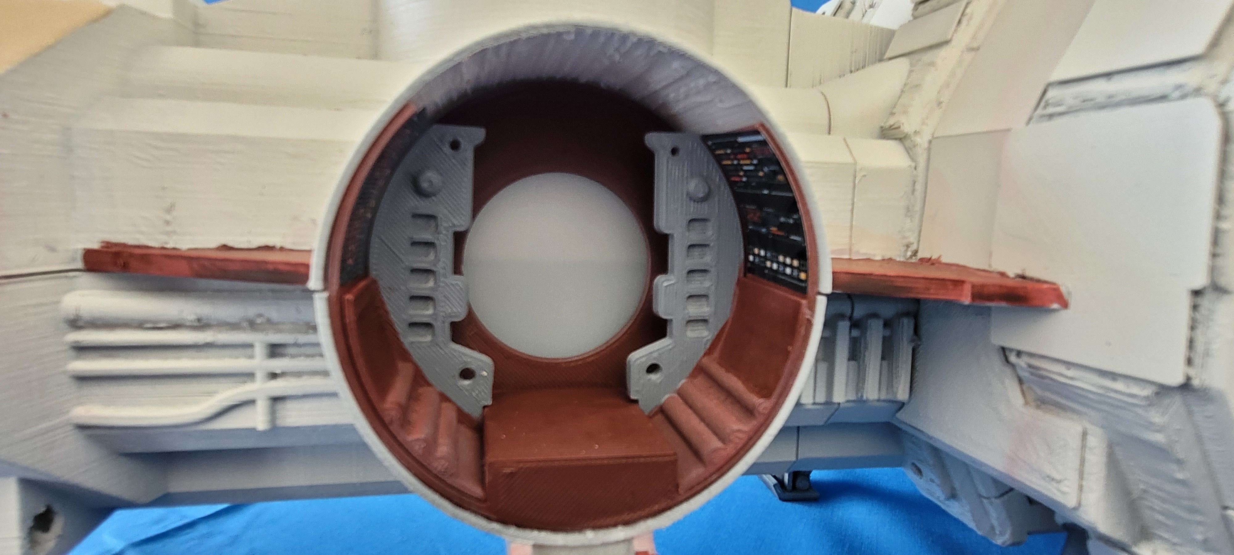 Tantive IV Corellian Corvette Custom Vehicle Playset 3D print model_9