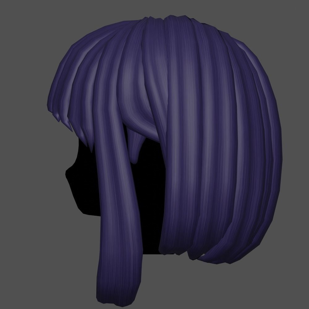 Hair style female 16 3D model_13