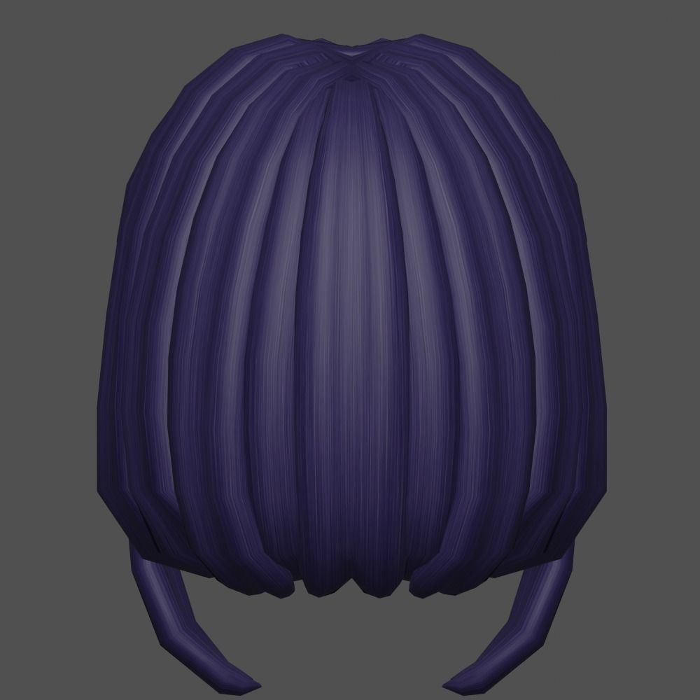 Hair style female 16 3D model_9