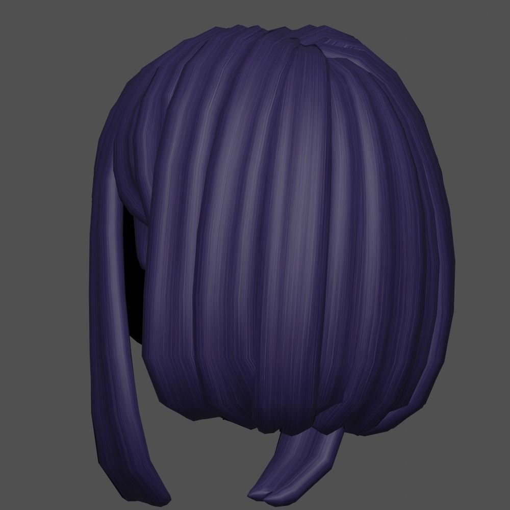 Hair style female 16 3D model_11