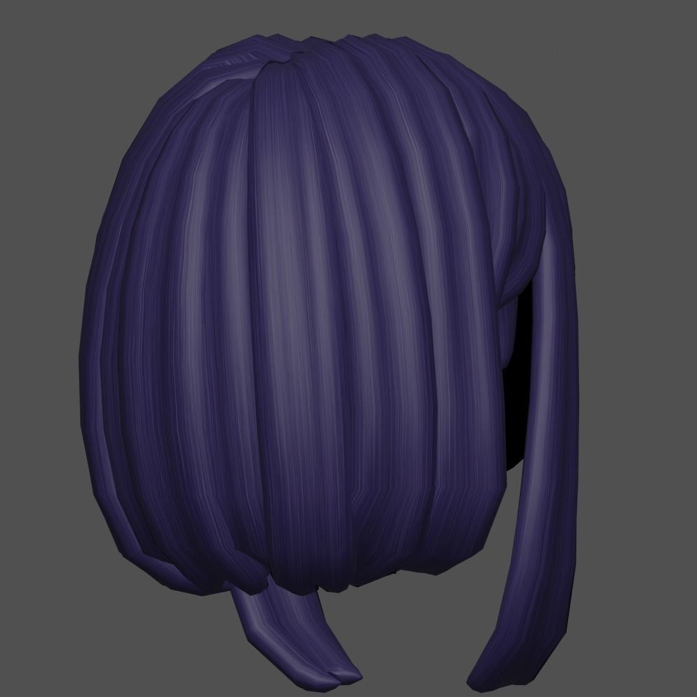 Hair style female 16 3D model_7