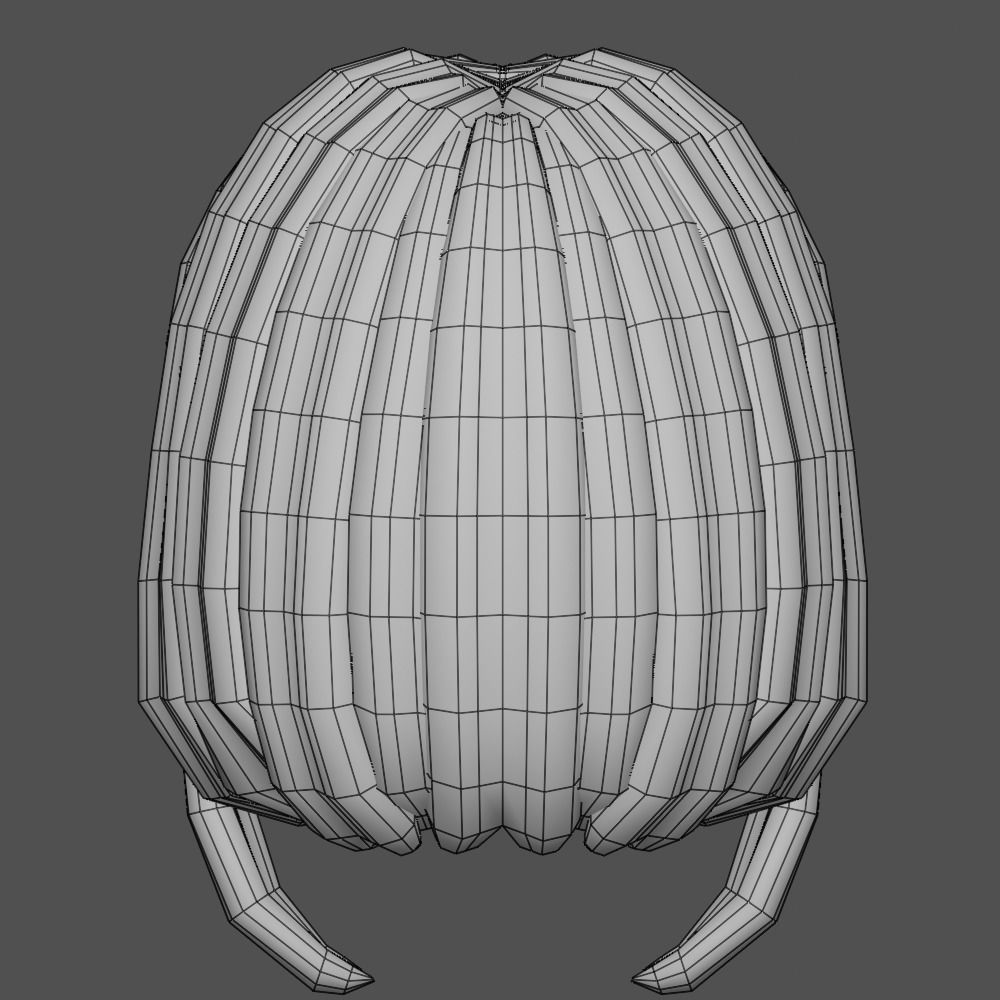 Hair style female 16 3D model_10