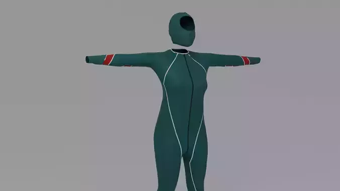 Diver Woman Uniform 