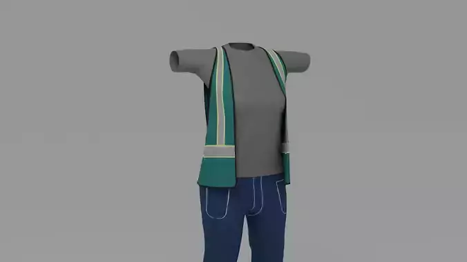 Worker Woman Uniform