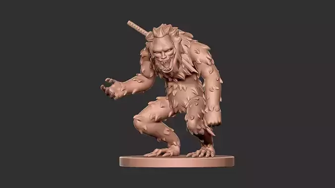Guardian Ape Stylized - Sekiro - 3D Print Model 3D print model