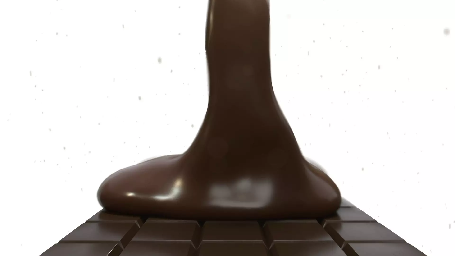 Liquid Chocolate animation On Choco Bar V1 3D model_0