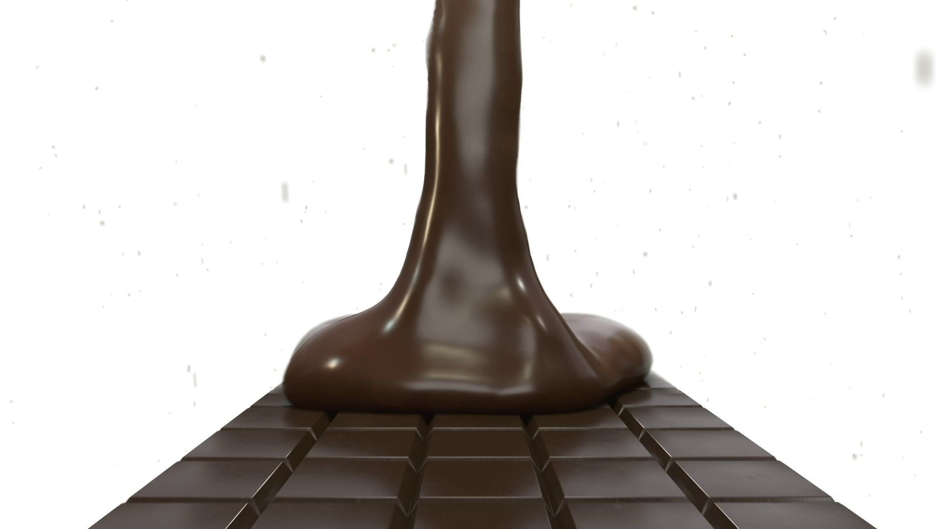Liquid Chocolate animation On Choco Bar V1 3D model_6
