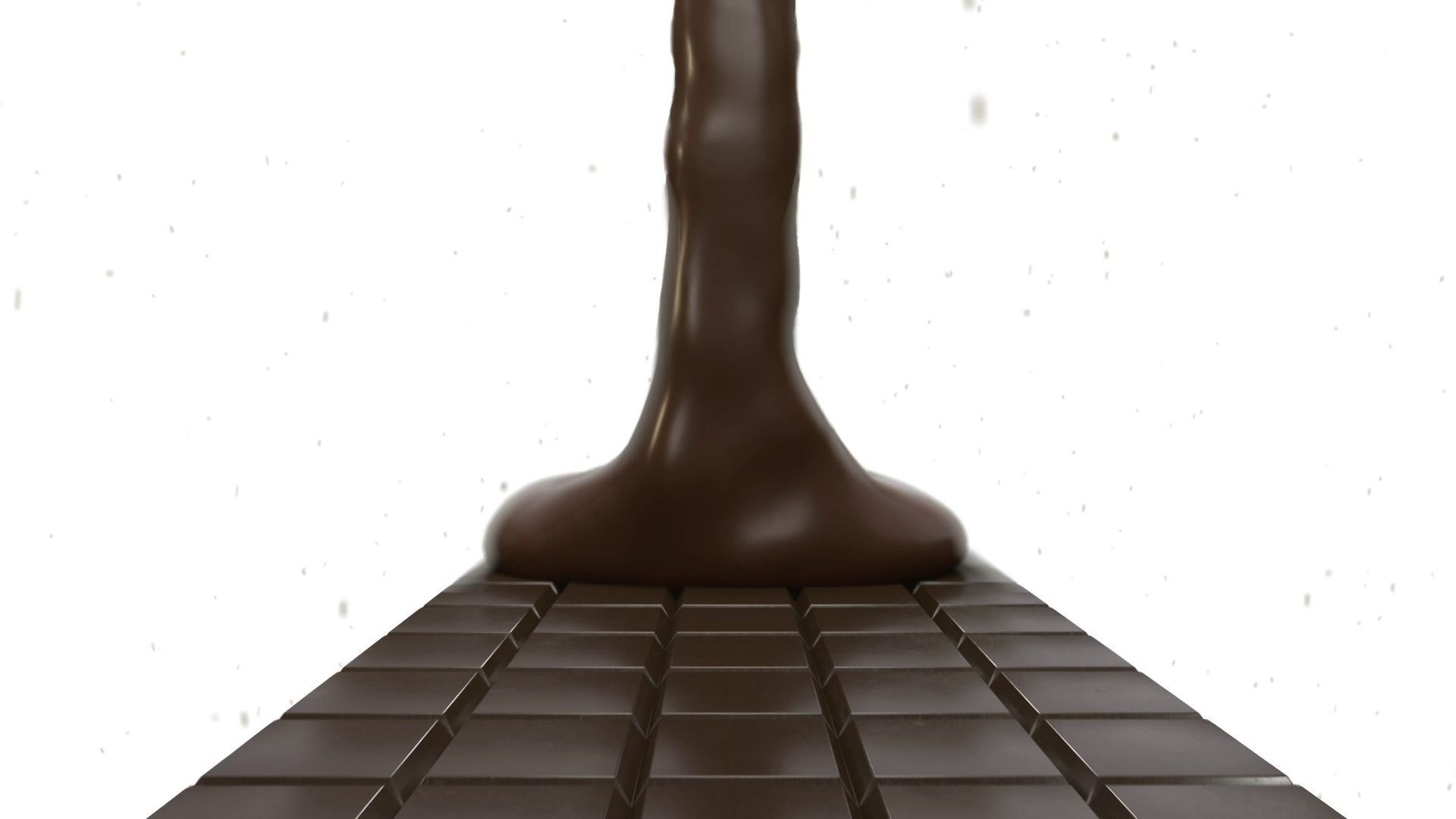 Liquid Chocolate animation On Choco Bar V1 3D model_5