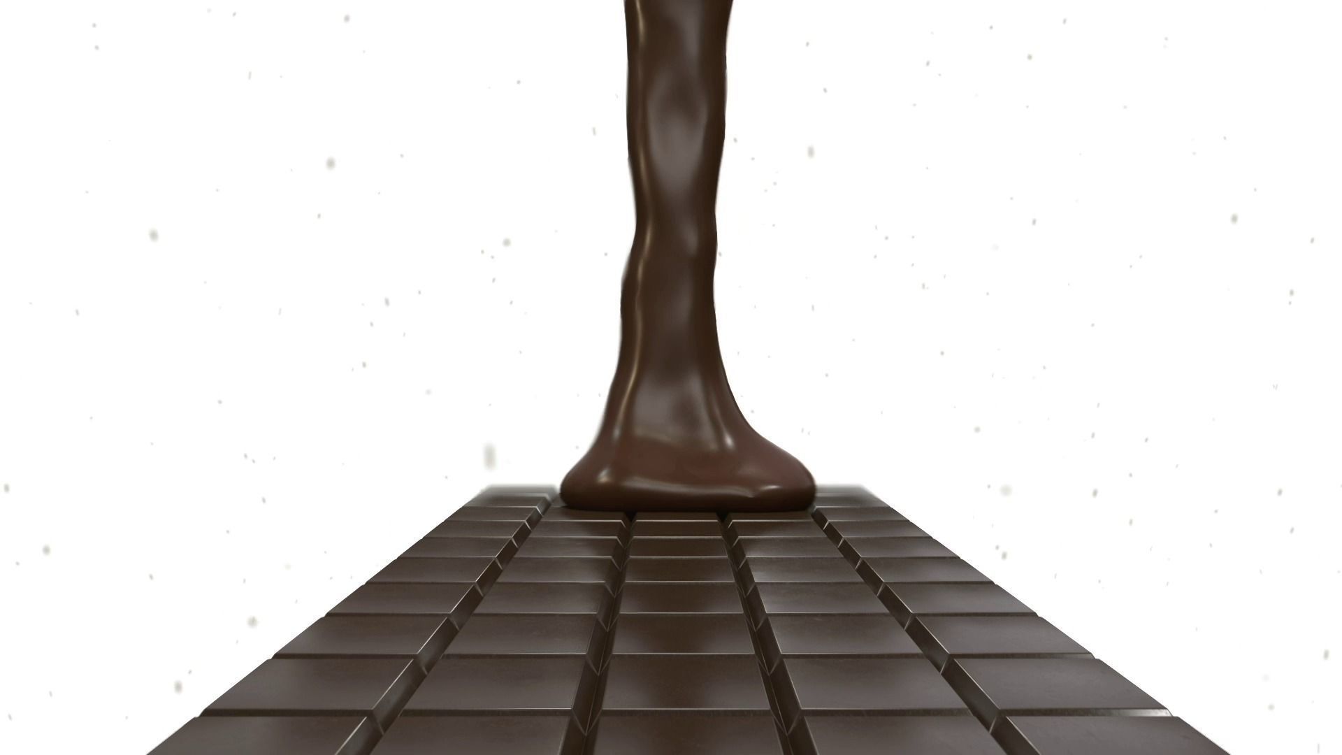 Liquid Chocolate animation On Choco Bar V1 3D model_3