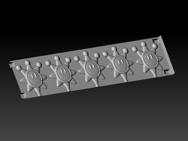 Mario Items Mold PACK - 3D Print 3D print model_16