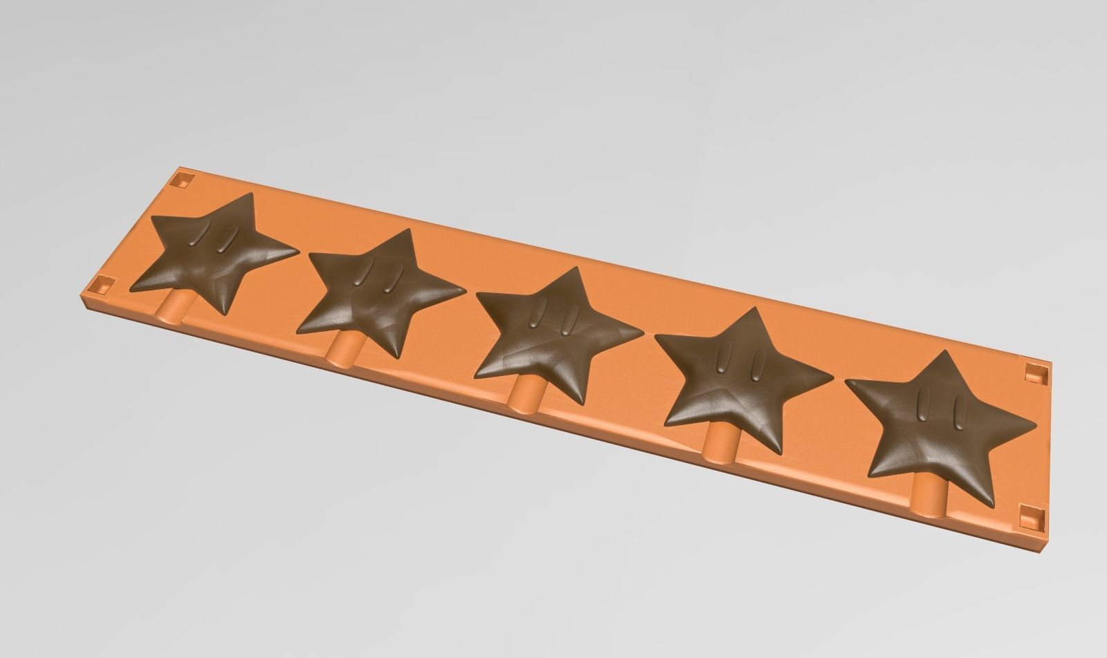 Mario Items Mold PACK - 3D Print 3D print model_8