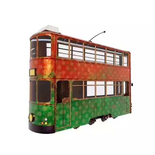 Hong Kong Tramway 3D model