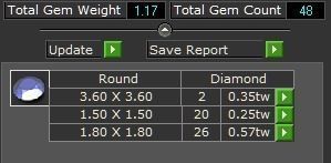 Double Cluster Halo Earrings 2 3D print model_6