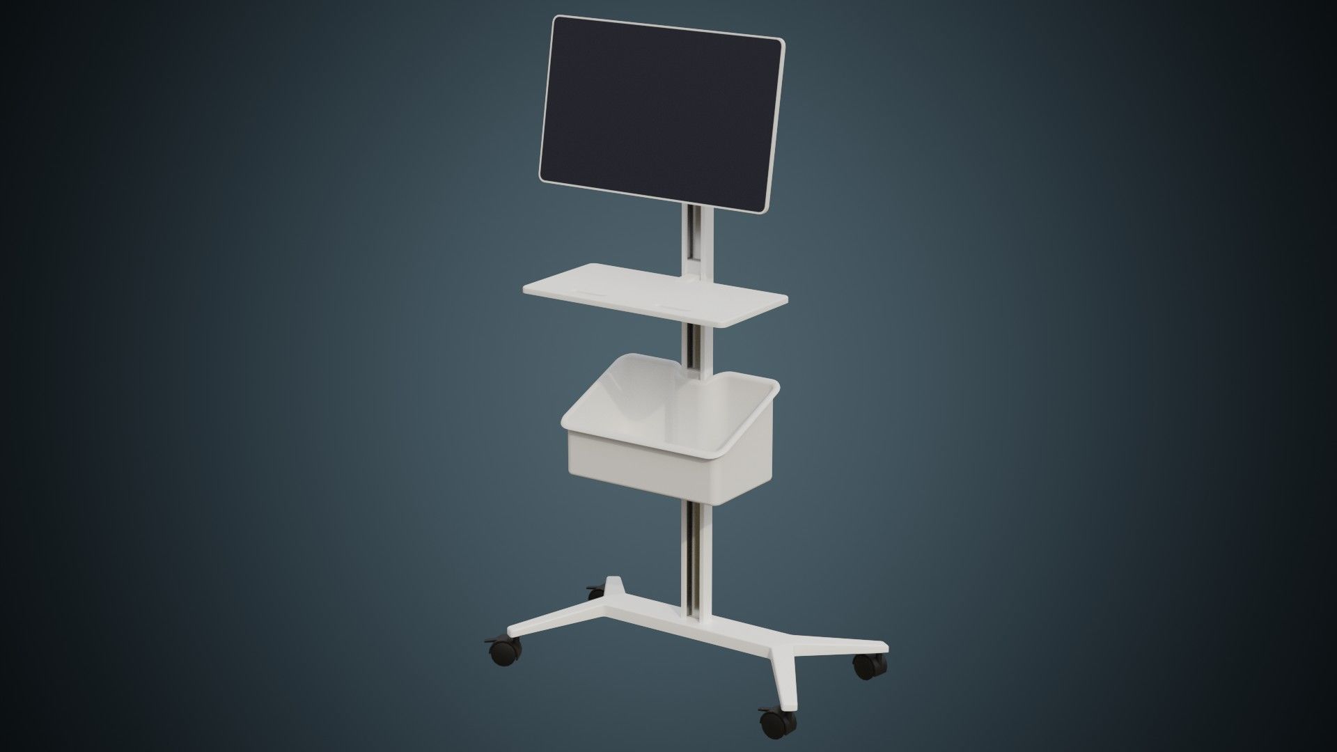 Electrocardiograph Machine 1 Basic Low-poly 3D model_5