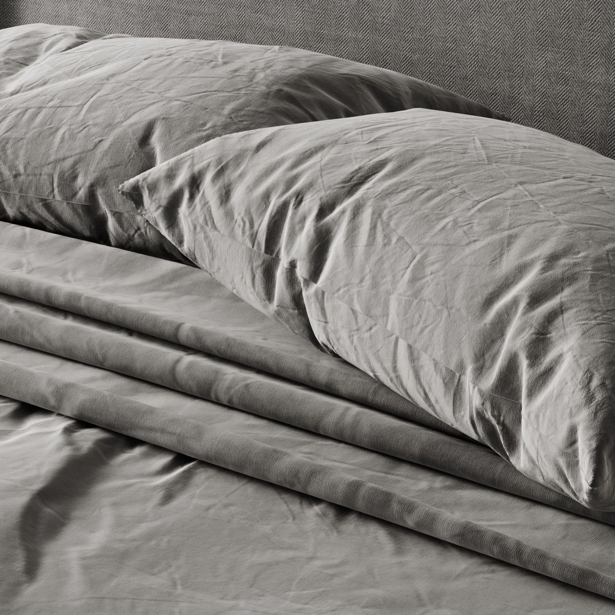 Bed 5 with shelf in middle 3D model_10