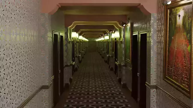Hotel Corridor