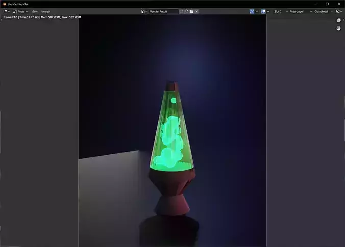 Lampa lamp with glow