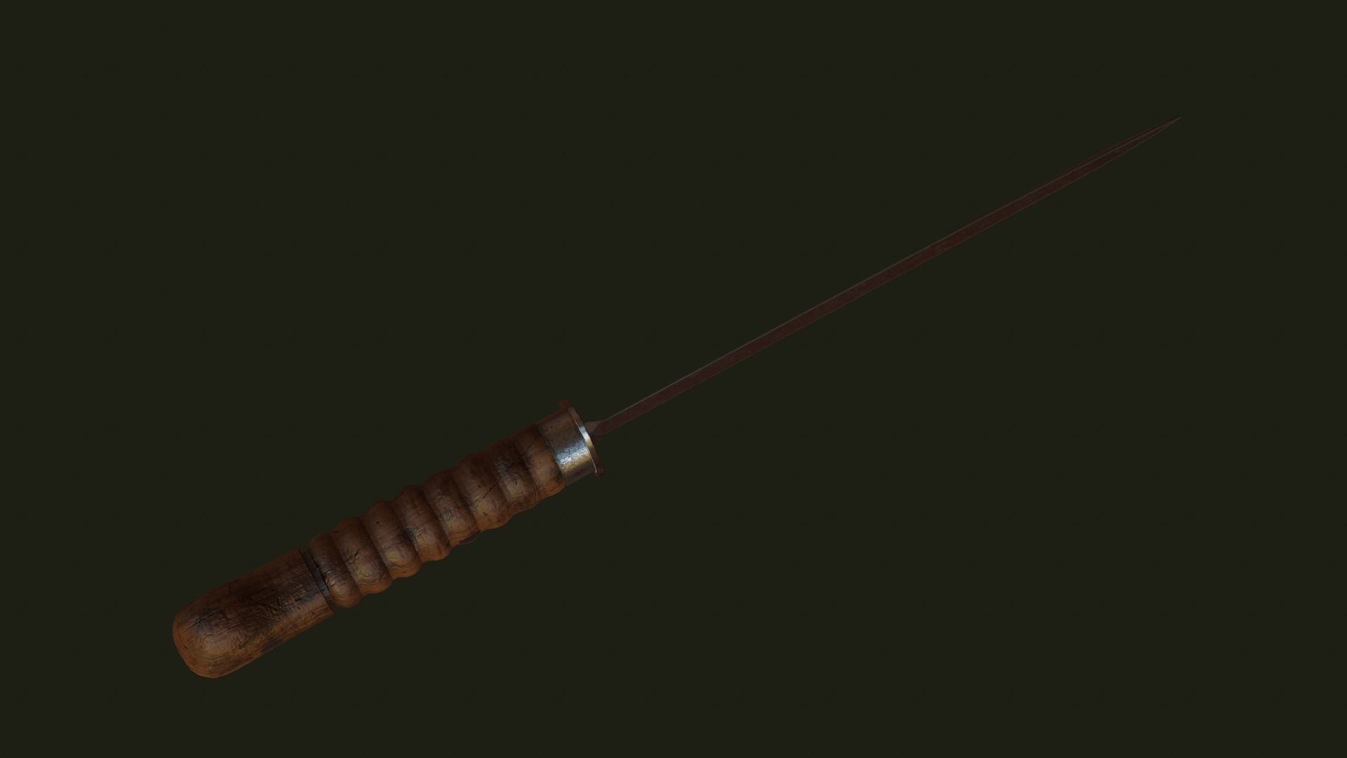 Dutch 1917 Model Storm Dolk Low-poly 3D model_7