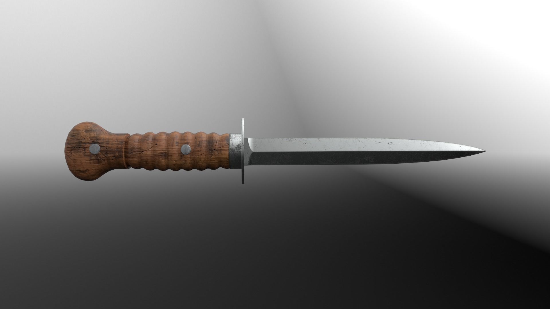Dutch 1917 Model Storm Dolk Low-poly 3D model_6