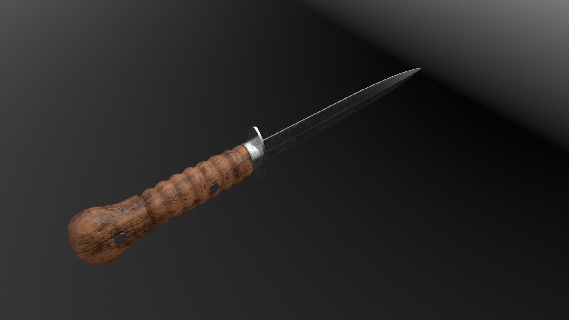 Dutch 1917 Model Storm Dolk Low-poly 3D model_3