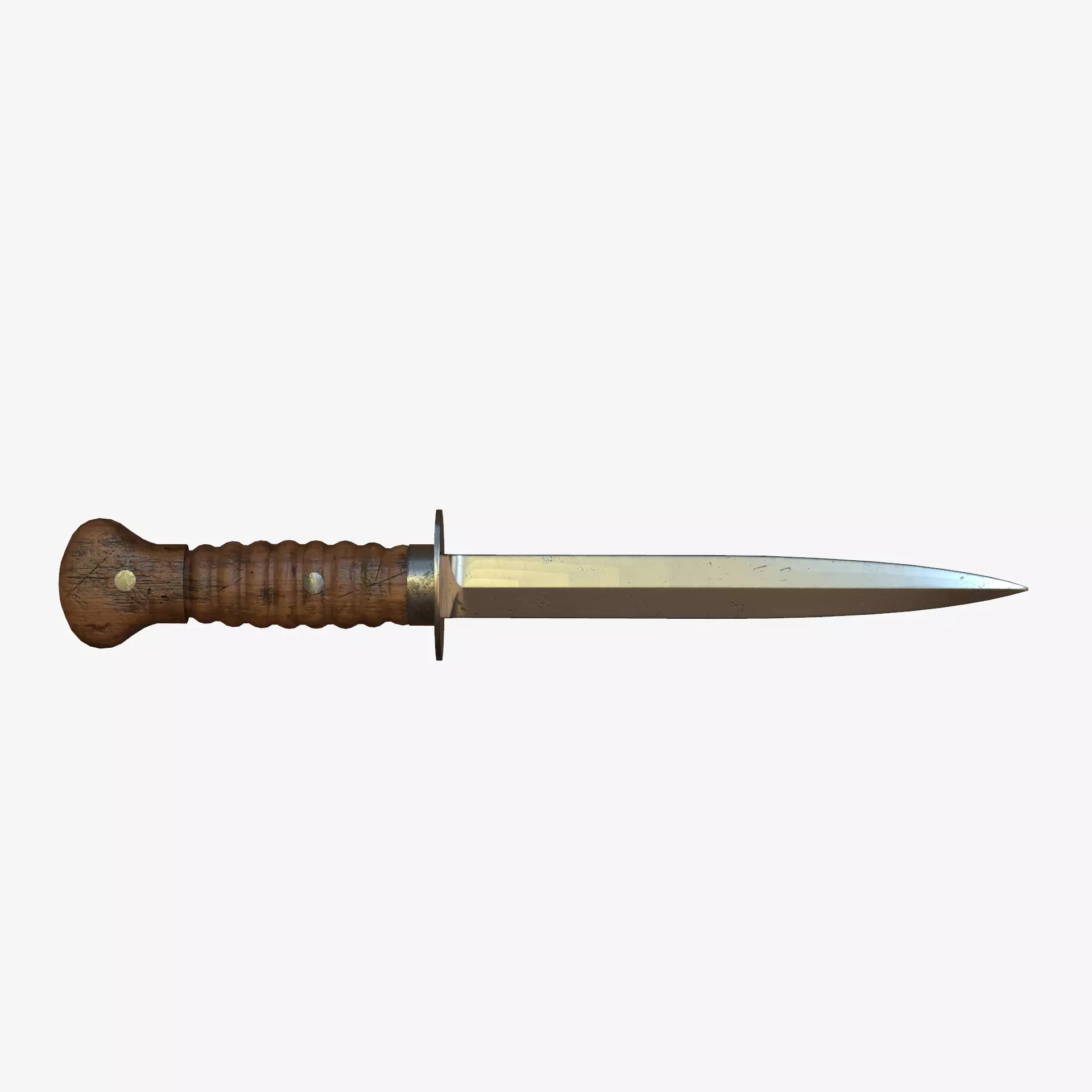 Dutch 1917 Model Storm Dolk Low-poly 3D model_0