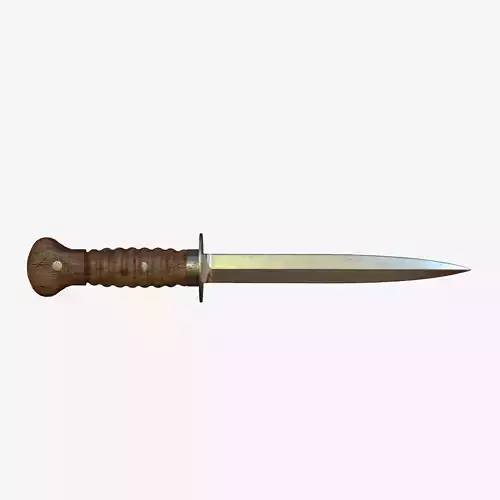 Dutch 1917 Model Storm Dolk Low-poly 3D model