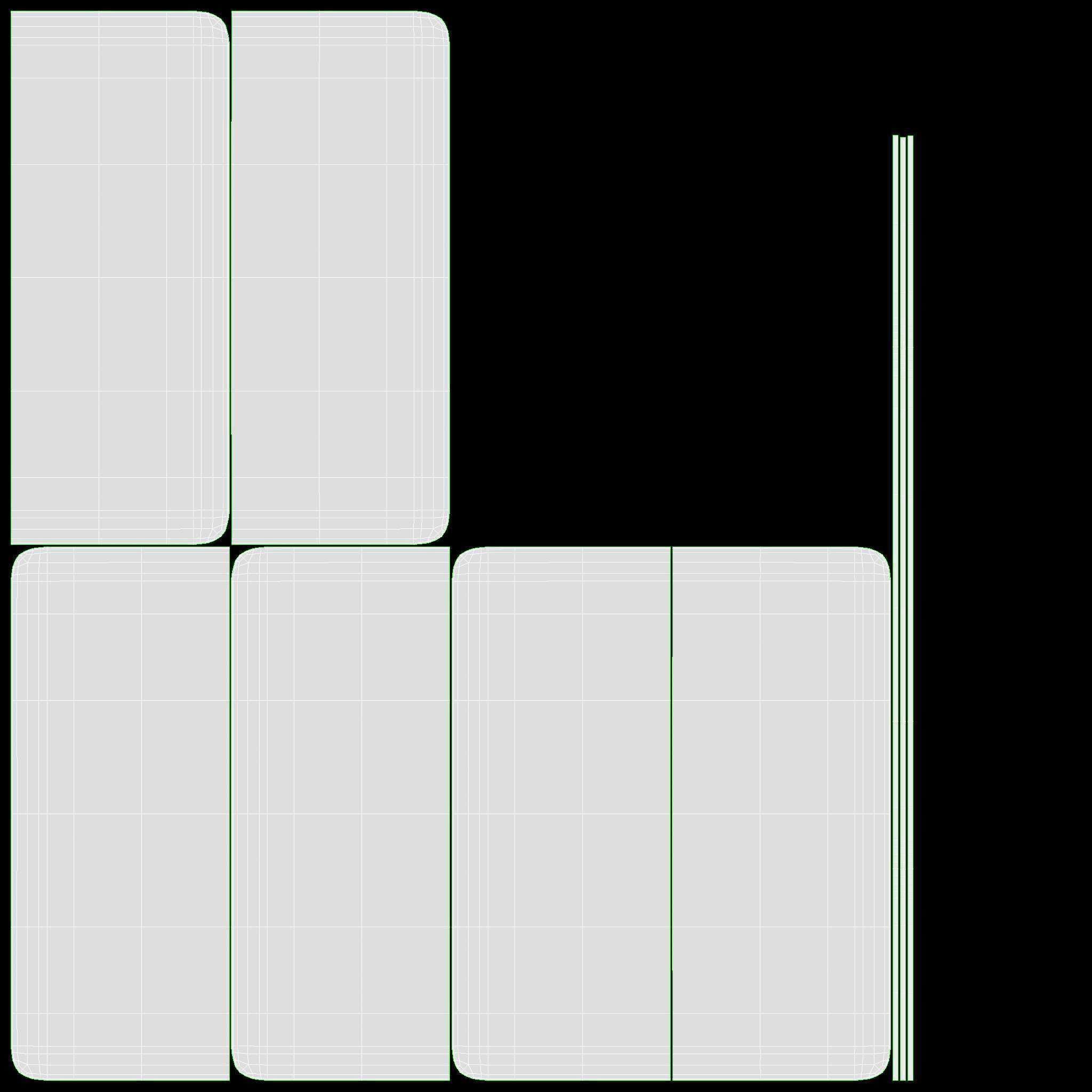 Leather Wallet for Women Brown 3D model_16