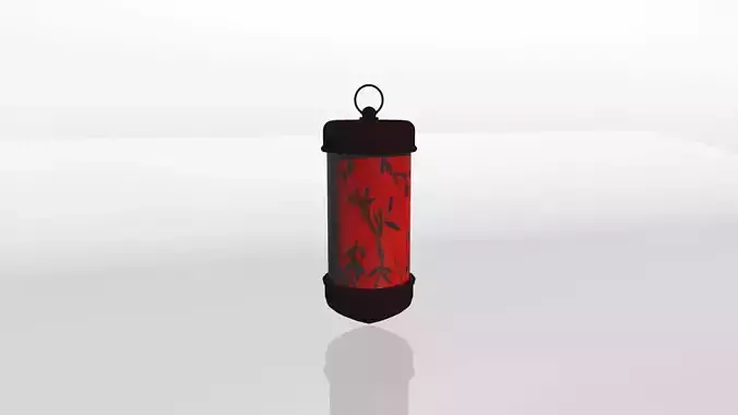 Painted-bamboo Paper Lantern