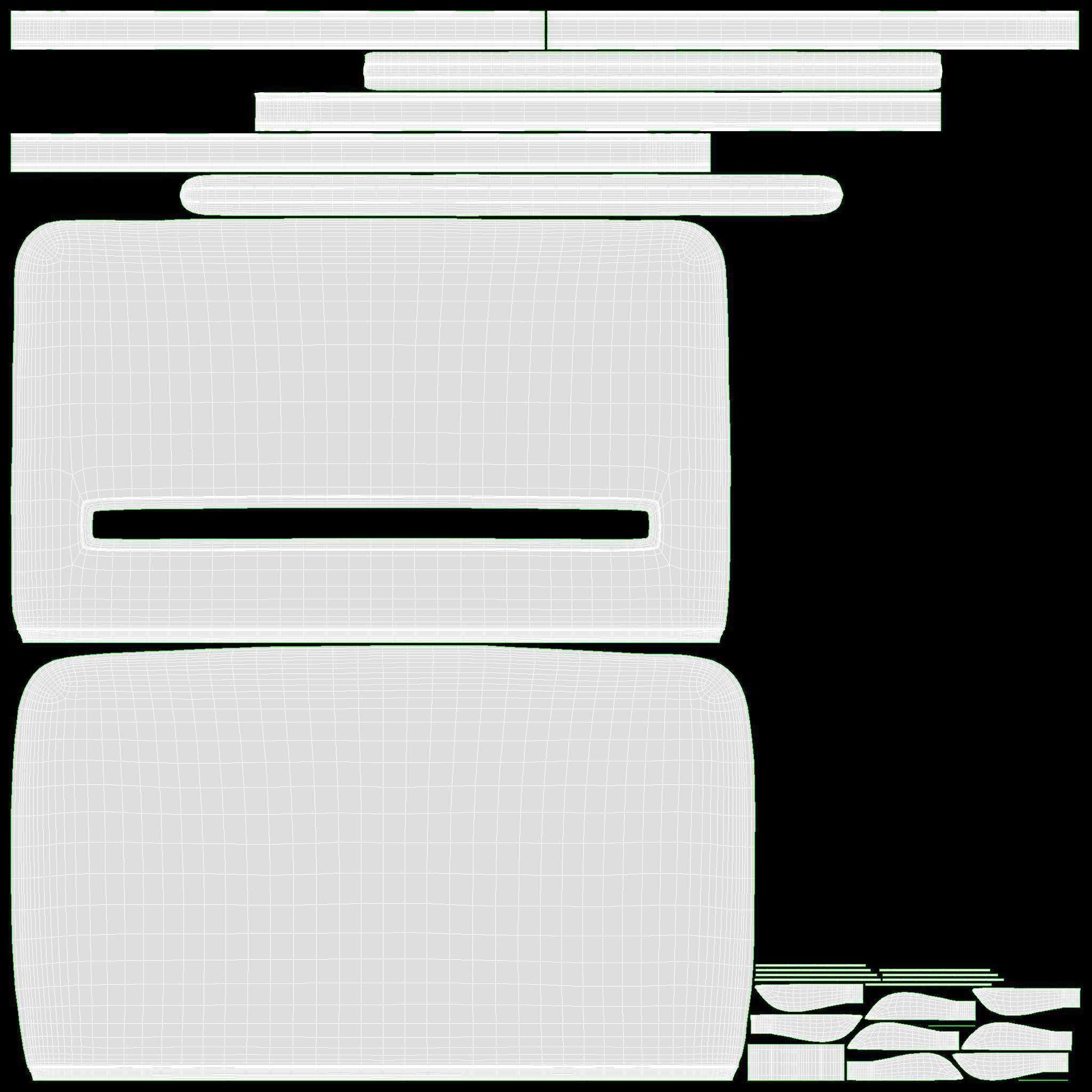 Leather Wallet for Women with Wrist Strap 3D model_10