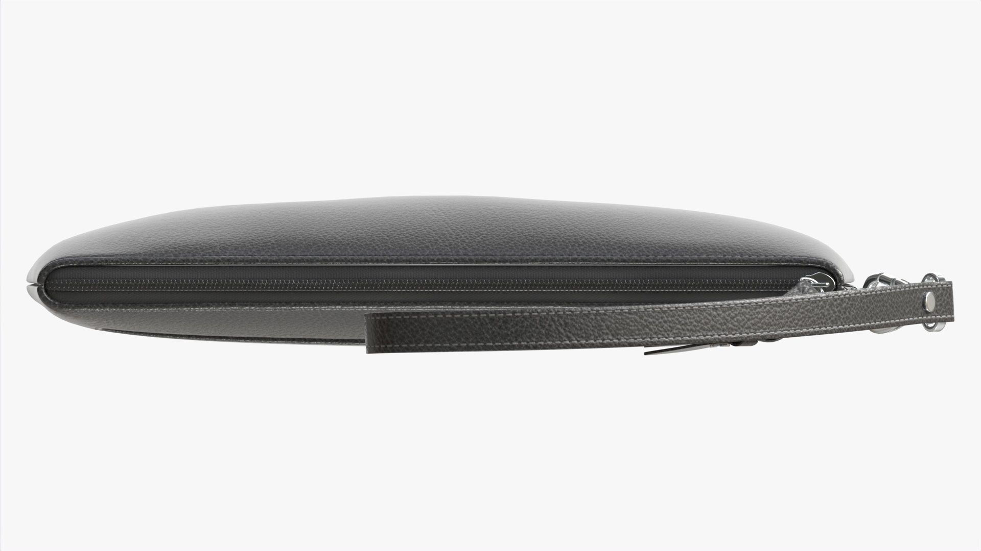 Leather Wallet for Women with Wrist Strap 3D model_4