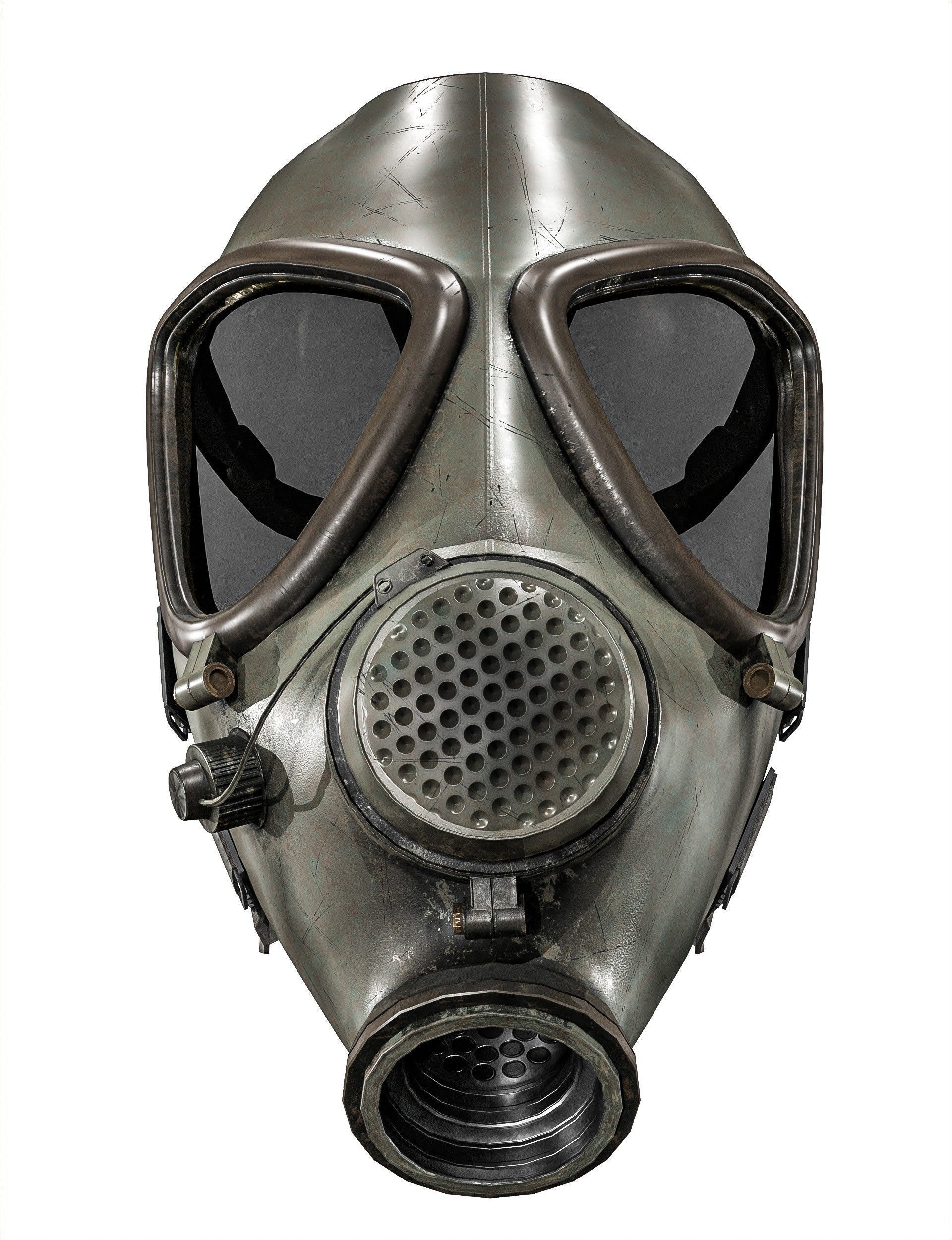 Gas Mask 2 M85 Low-poly 3D model_21